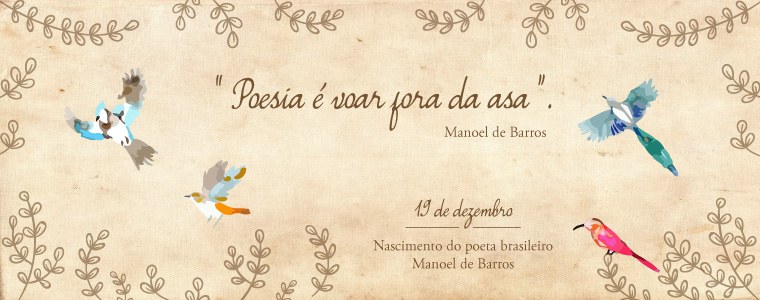 Banner Manoel de Barros