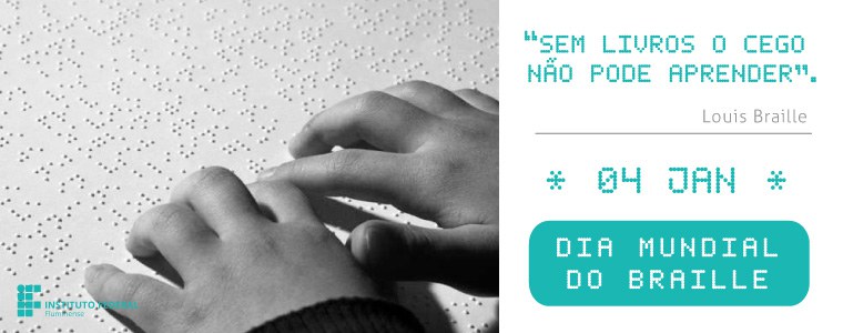 Banner Dia Mundial do Braille