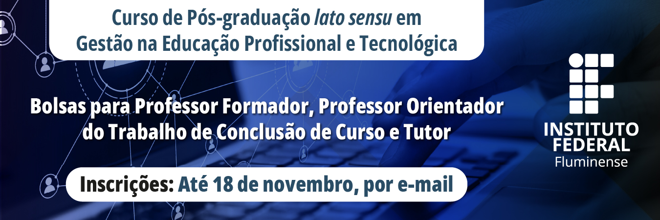 Interessados podem se inscrever até 18 de novembro, por e-mail.