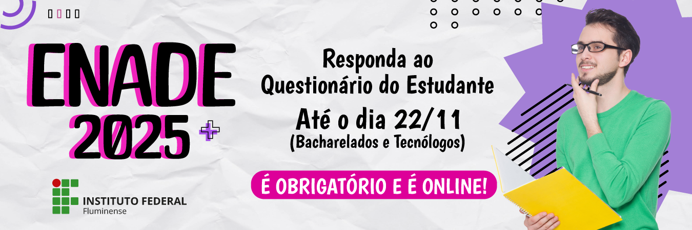 Além de realizar a prova, o concluinte inscrito deve responder também ao Questionário do Estudante, online, até o dia 25 de julho para estudantes de Licenciatura e até 22 de novembro para estudantes dos cursos de Bacharelado e Tecnólogo.