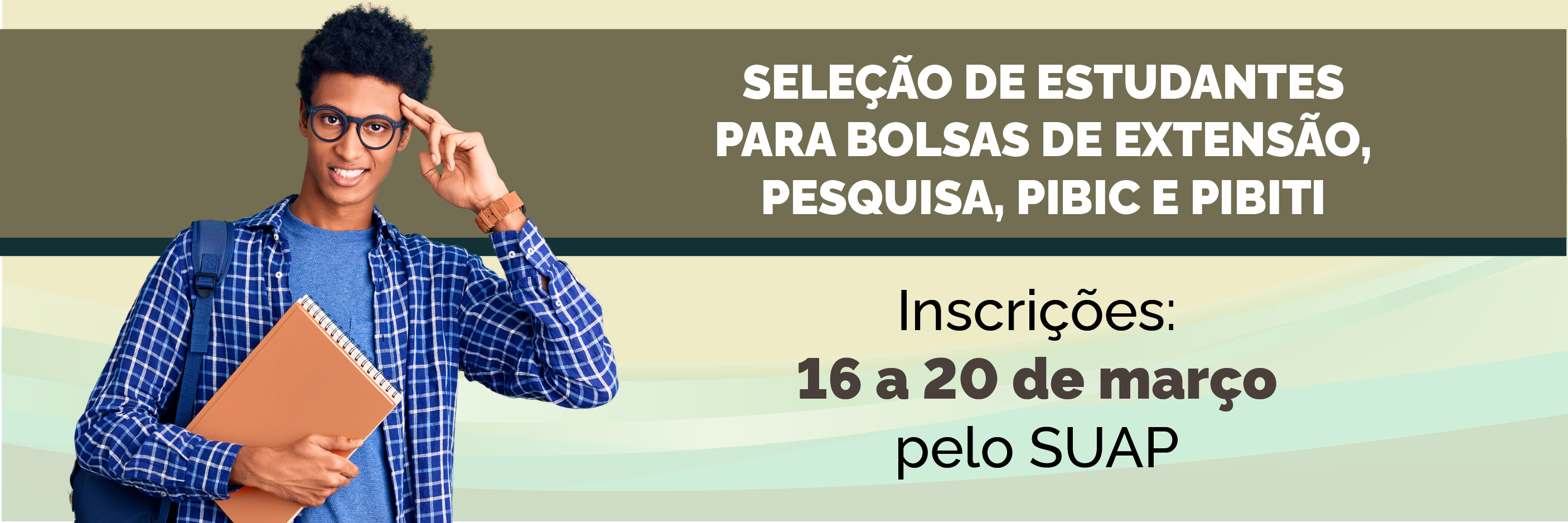 Estudantes matriculados no IFF poderão realizar a inscrição até 20 de março, pelo Suap.