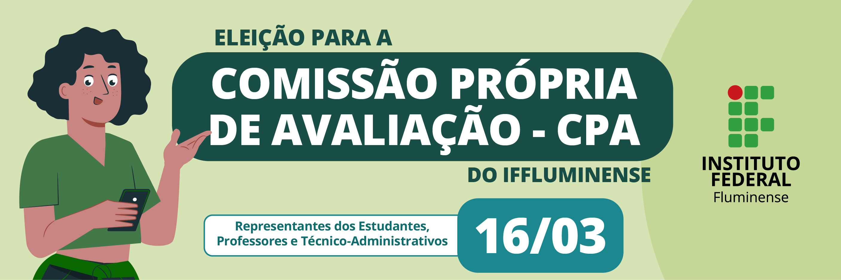 Estudantes, docentes e técnicos votam online, por meio de sistema eletrônico, nesta segunda-feira, 16 de março.
