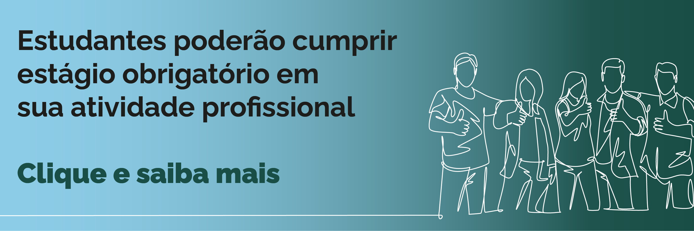 A nova regulamentação vale para alunos de cursos técnicos que atuam na sua área de formação.