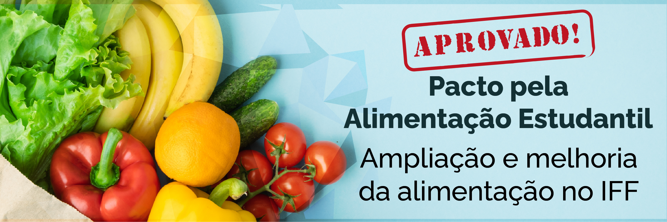 Documento aprovado pelo Colégio de Dirigentes propõe melhorias na infraestrutura e na alimentação estudantil em todos os campi, com vistas à equidade e à qualidade da oferta.