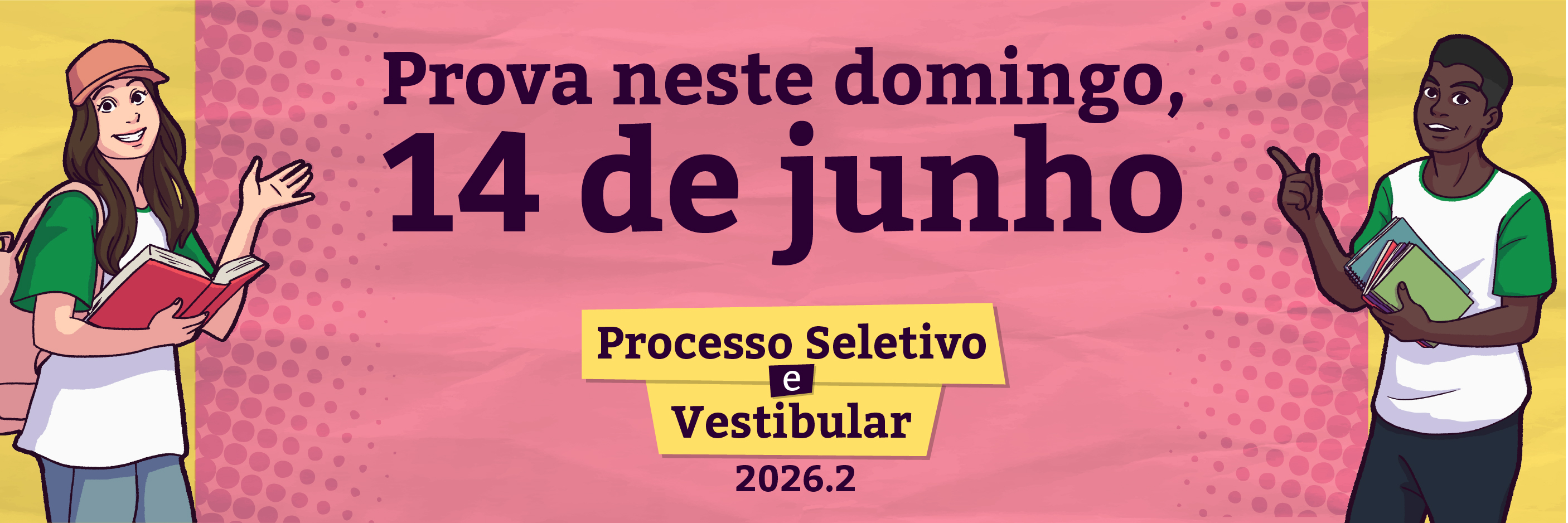 Os candidatos devem comparecer ao local indicado no Cartão de Confirmação 1 hora antes do início previsto para a aplicação das provas.