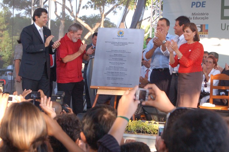 Cabo Frio - presidente Lula participa da inauguração do campus