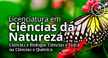 Capa da Licenciatura em Ciências da Natureza 