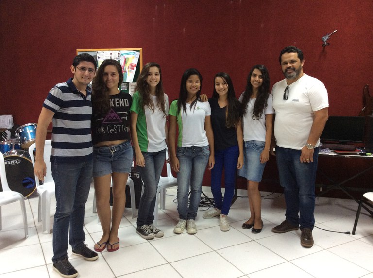 Seleção do Coro Jovem no campus Campos Guarus