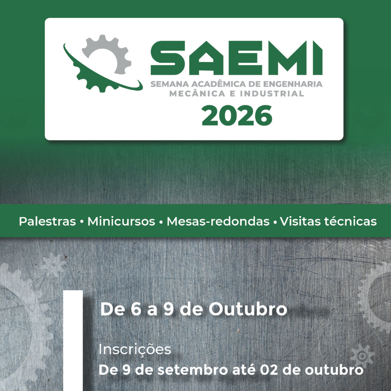 SAEMI 2026 reúne estudantes em programação sobre Engenharia, Tecnologia e Indústria