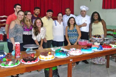 Comissão de Organização com Fábio Nogueira e os Chef Confeiteiro Maykon Andrade e Roosevaldo Nogueira