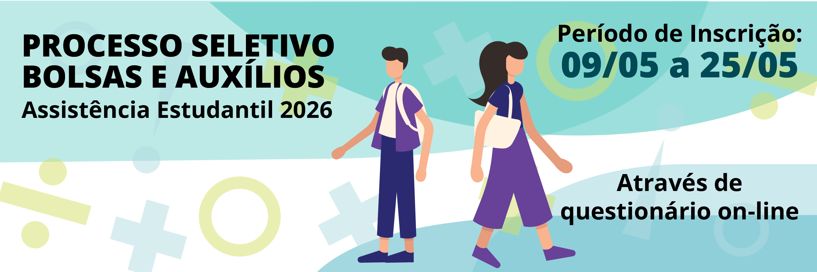 Estudantes do IFF Bom Jesus podem se inscrever para auxílios de assistência estudantil