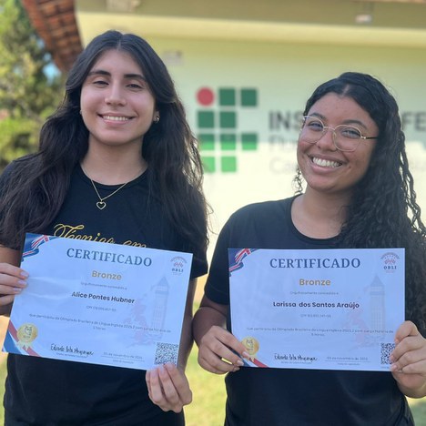 IFF conquista medalhas e menções honrosas na OBLI