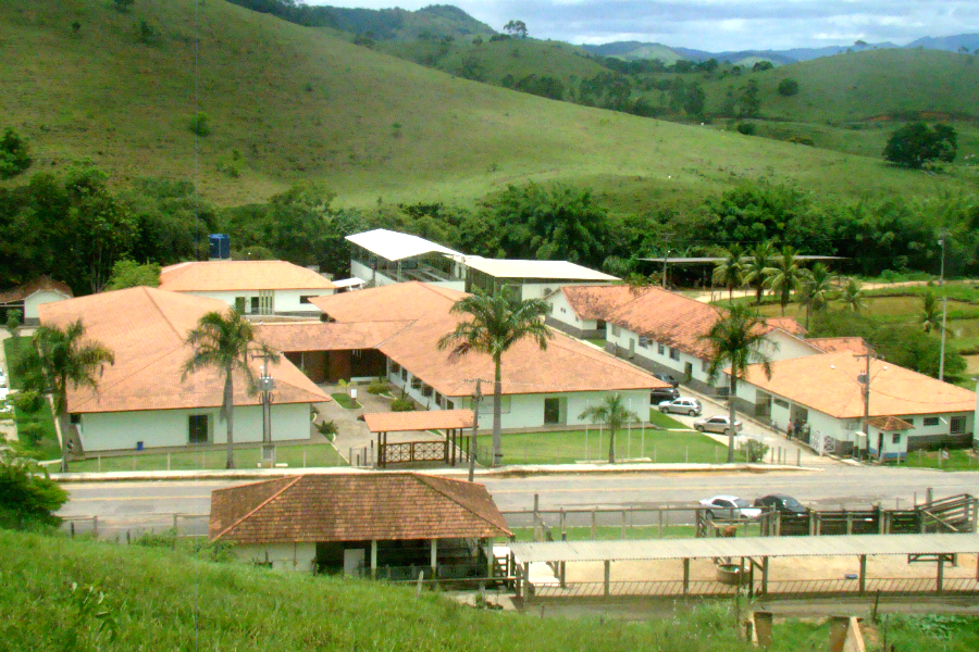 Vista aérea do campus Bom Jesus