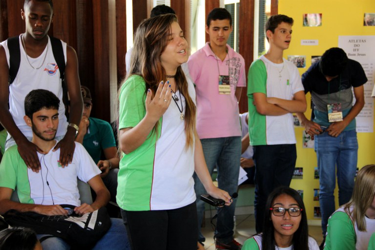 Aluna de Bom Jesus participa da apresentação