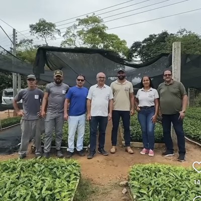 O prefeito Toninho Gualhano, de Bom Jesus do Norte, também esteve no IFF Bom Jesus para celebrar a parceria.