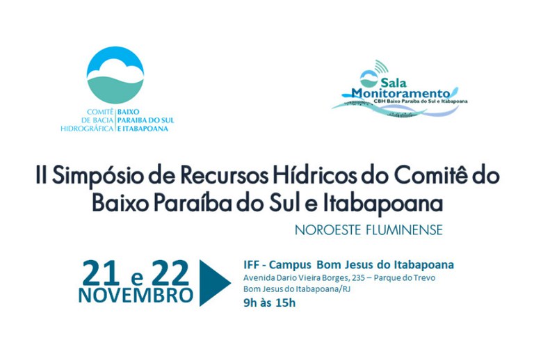 Simpósio Recursos Hídricos do Comitê do Baixo Paraíba do Sul e do Itabapoana