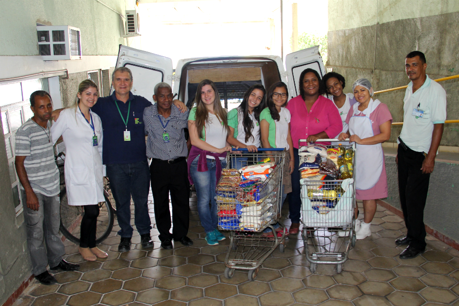 Servidores do HSVP receberam as doações