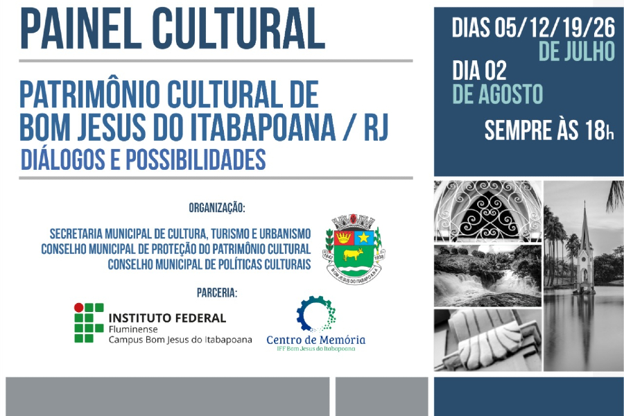 Inscrições abertas para evento sobre patrimônio cultural