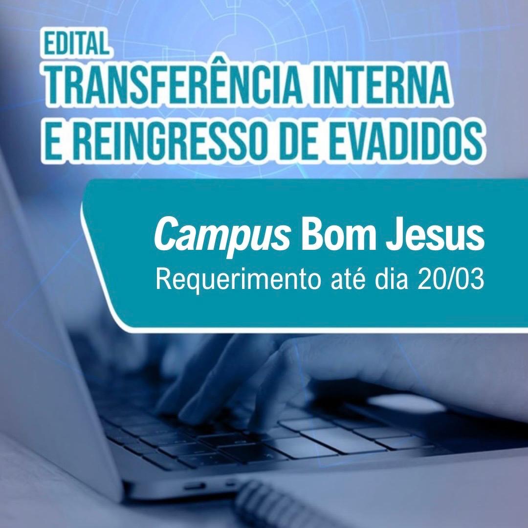 Transferência e Reingresso - IFF Bom Jesus