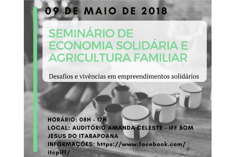 Seminário de Economia Solidária e Agricultura Familiar
