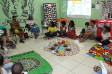 Professoras moçambicanas compartilharam experiências em oficinas literárias.
