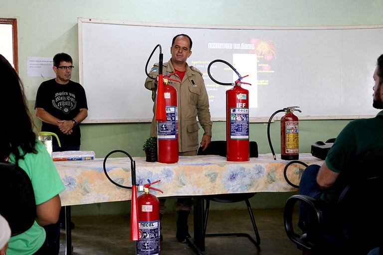 IFF Cambuci promove palestra sobre prevenção e combate a incêndios