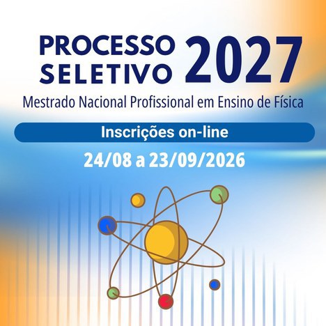 Inscrições abertas para o Mestrado Nacional em Ensino de Física