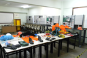 Laboratório do Curso de Segurança no Trabalho (Foto: Álvaro Azeredo)