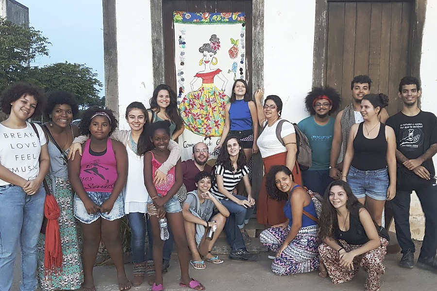 Alunos de Licenciaturas visitam a Fazenda Machadinha / (Foto: Laura Otal, Licencianda em Teatro)