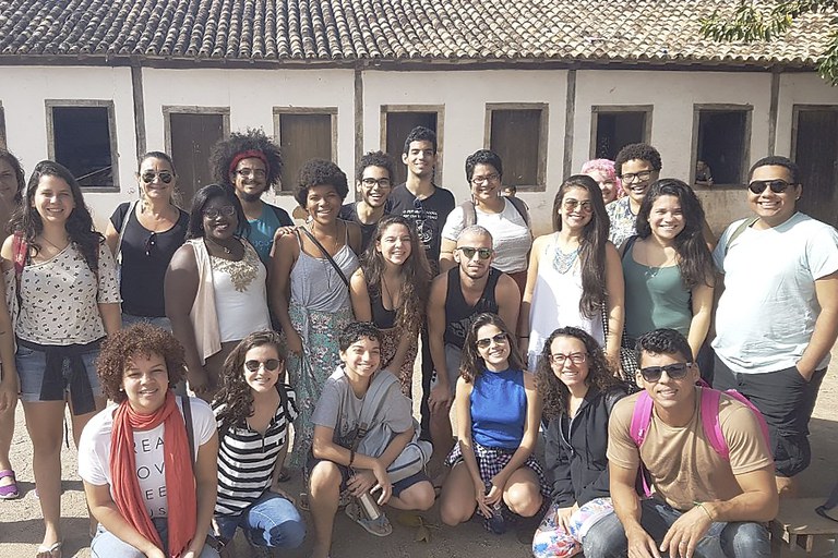 Alunos de Licenciaturas visitam a Fazenda Machadinha / (Foto: Laura Otal, Licencianda em Teatro)