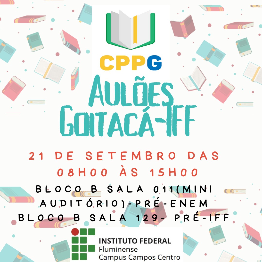 Curso Preparatório Goitacá faz aulões de graça