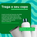 Campanha "Traga seu copo"