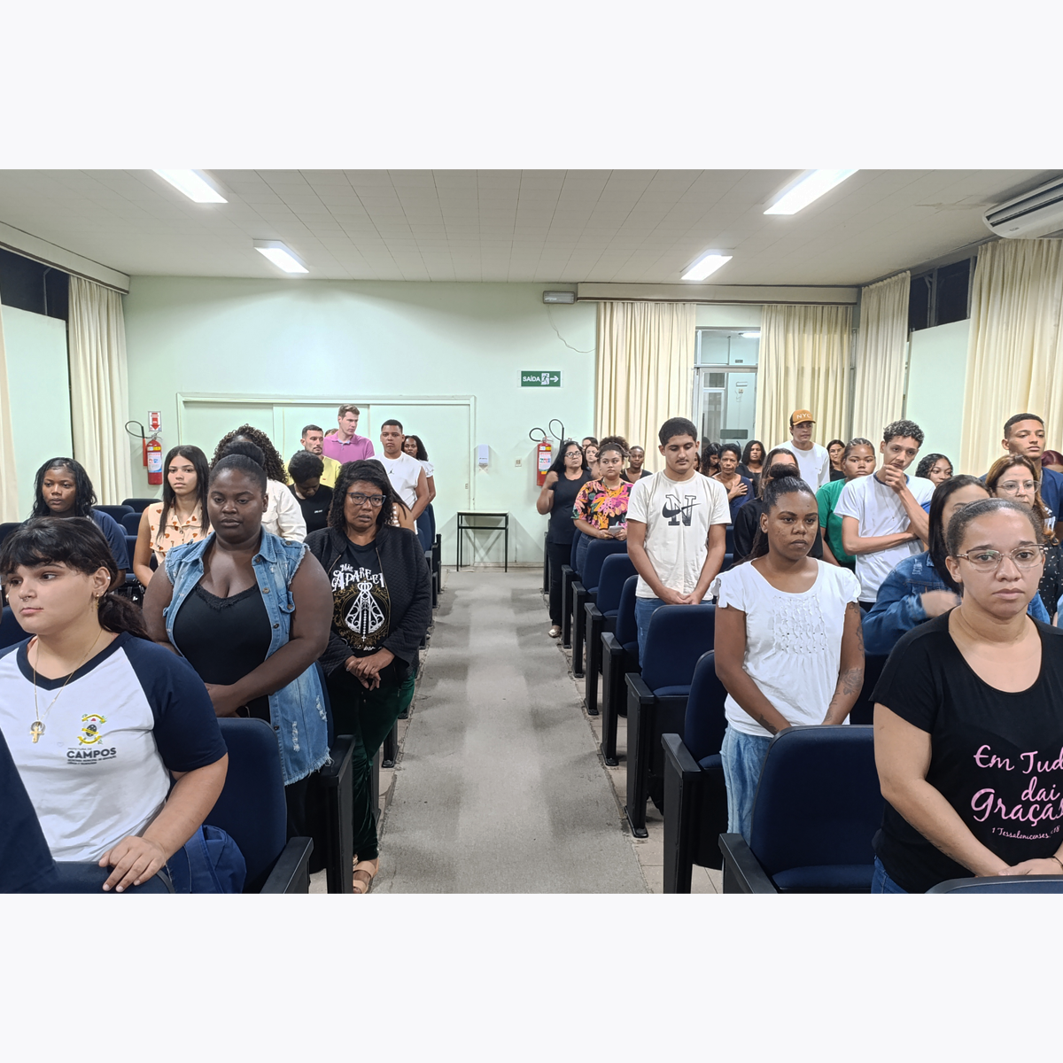 Aula inaugural dos cursos EJA e FIC