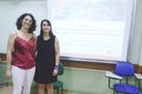 As professoras Celina e Anabela (Foto: Comunicação Social do Campus)