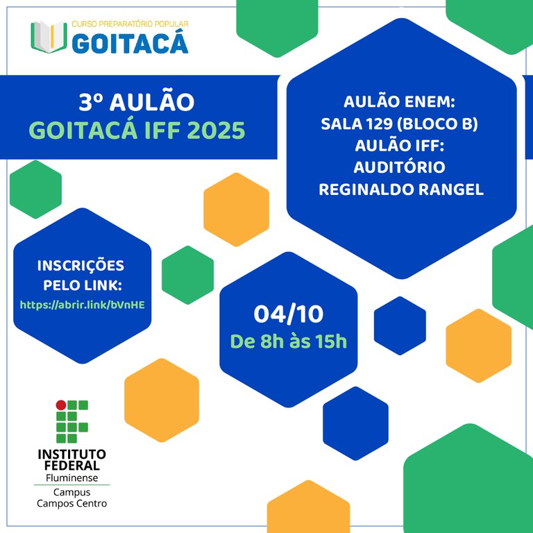 Aulões Pré-IFF e Pré-Enem