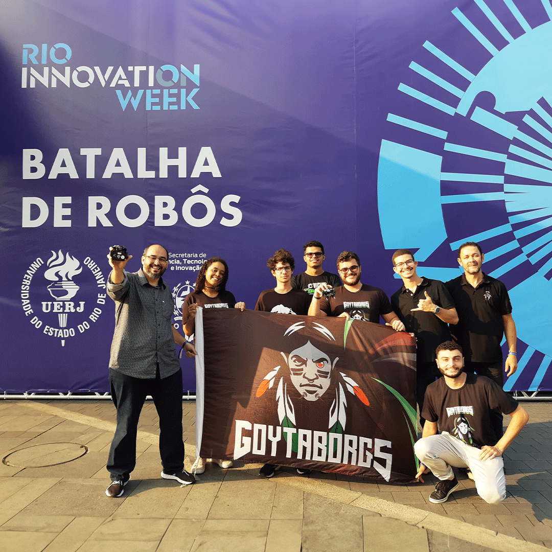 Equipe Goytaborgs vence batalha de robôs