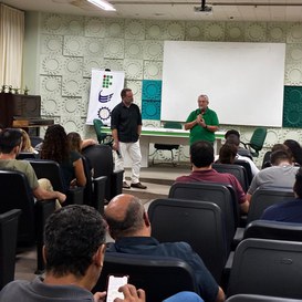 O diretor-geral do campus, Carlos Augusto Boynard, falou sobre a importância do diálogo  (Foto: Antonio Barros/Ascom).