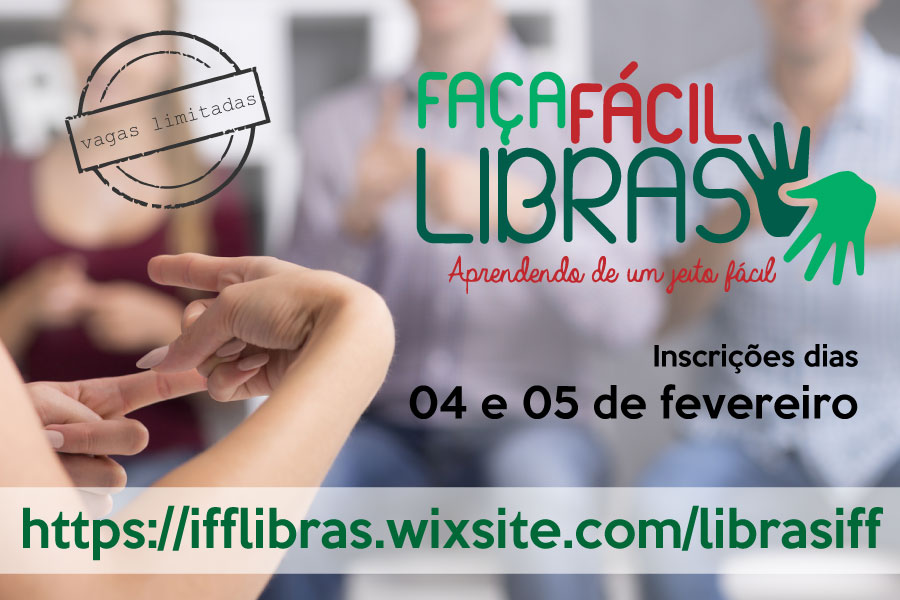 Curso Faça Fácil Libras 2020 oferece 50 vagas