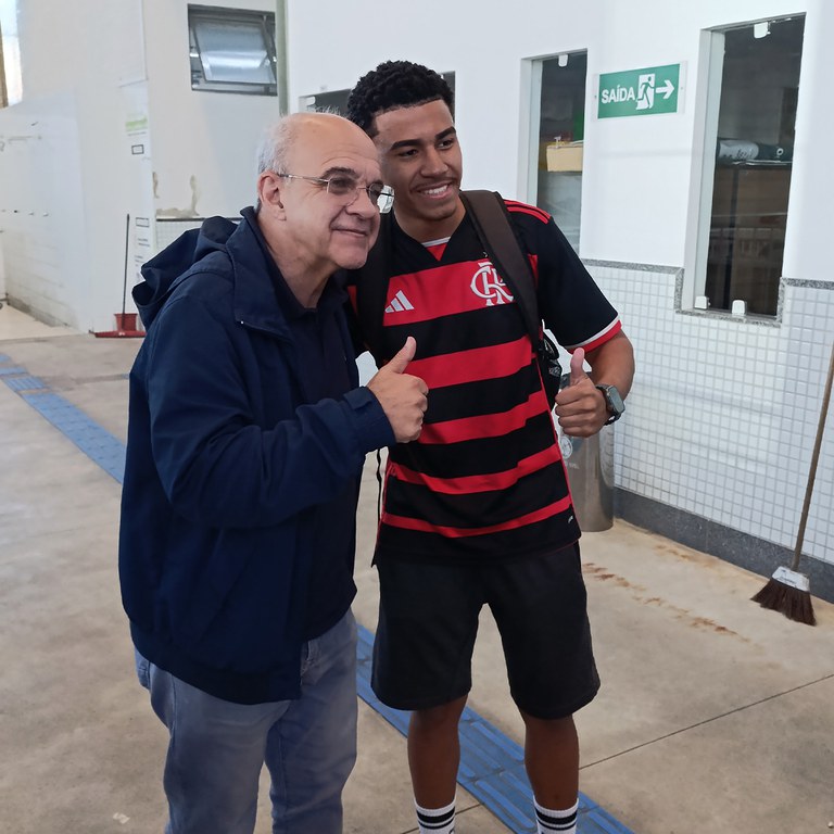 Visita do deputado Eduardo Bandeira de Mello