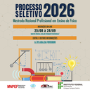 Processo seletivo do mestrado em Física