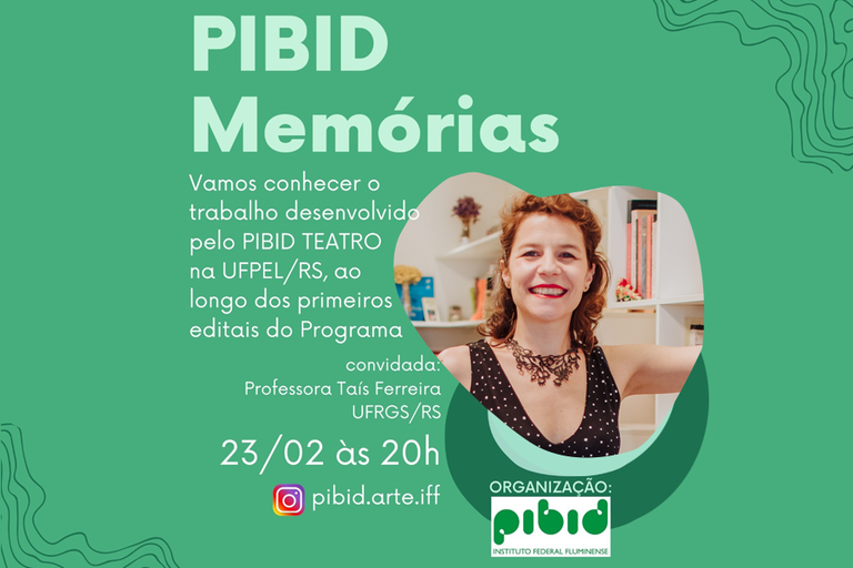 Pibib IFF Arte faz projeto para contar as realizações do programa pelo Brasil