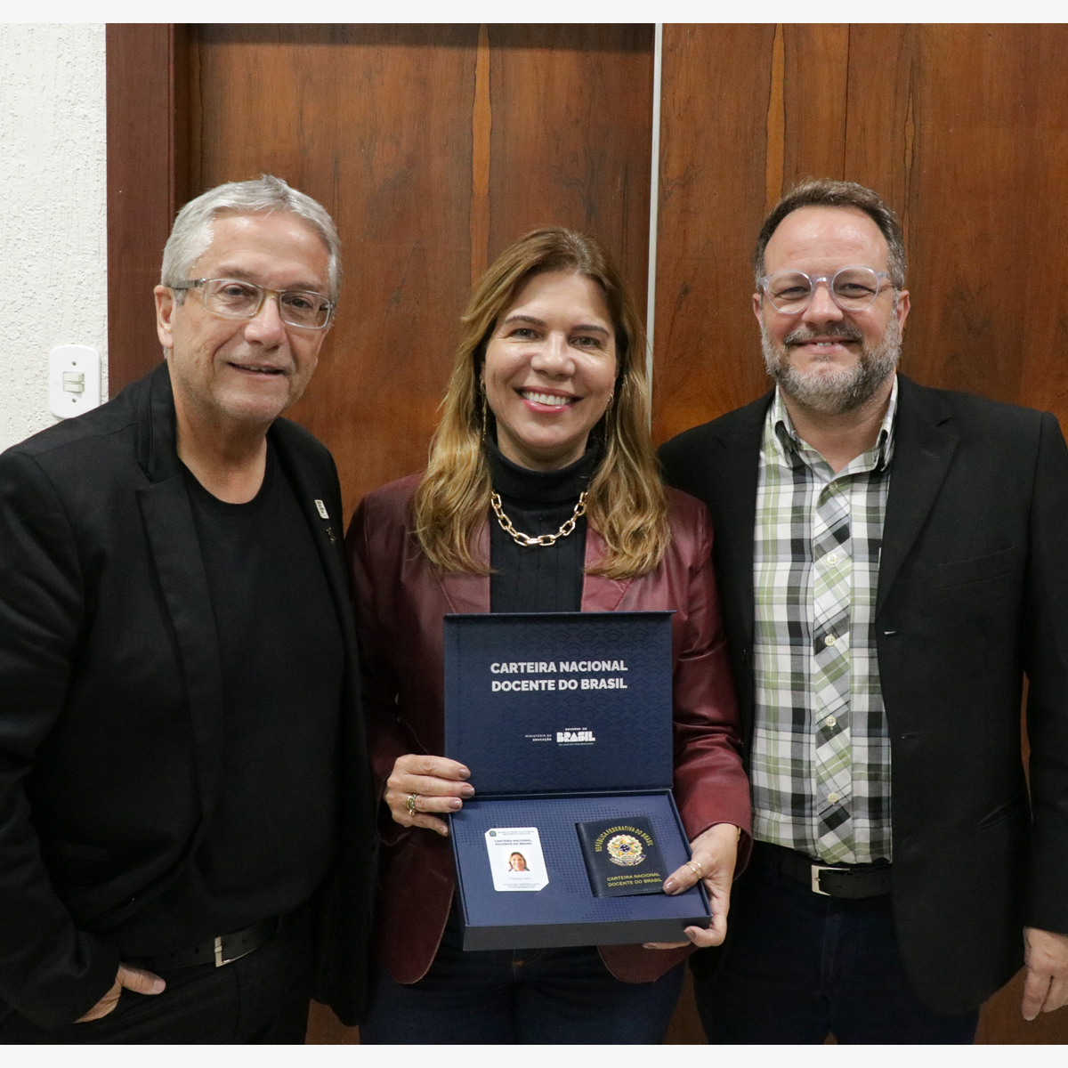 Entrega da Carteira Nacional Docente