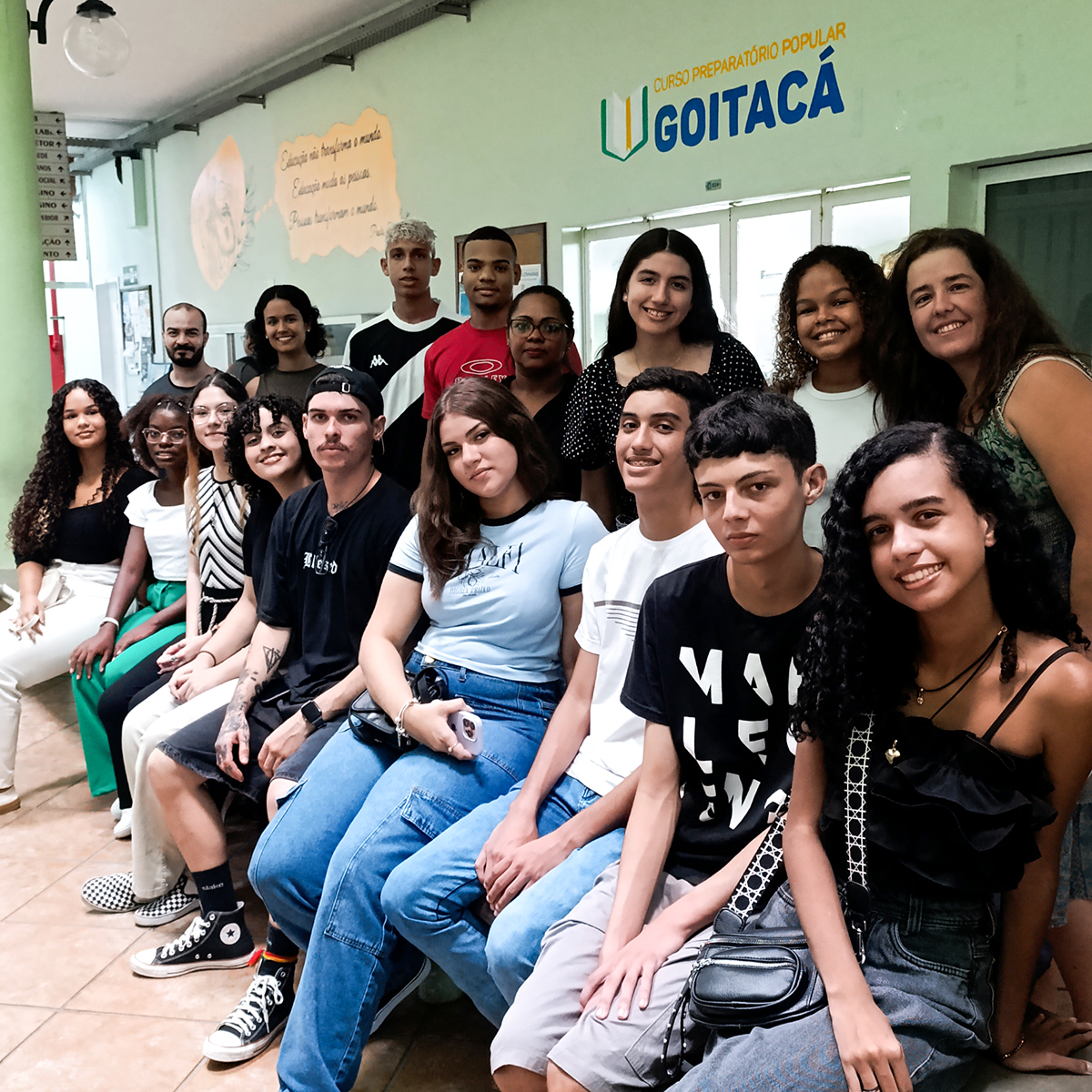 Aprovados do Curso Preparatório Popular Goitacá