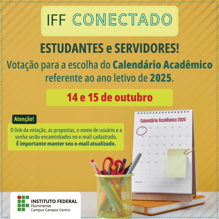 Votação de calendário acadêmico 2025