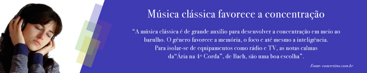 Banner música clássica