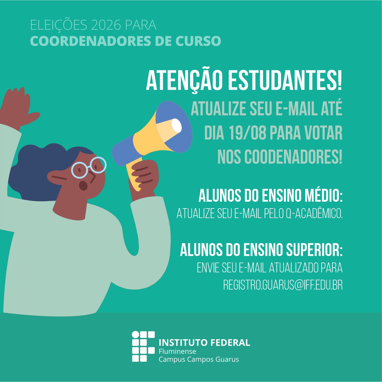 Campus Campos Guarus abre processo de consulta para escolha de coordenadores de curso