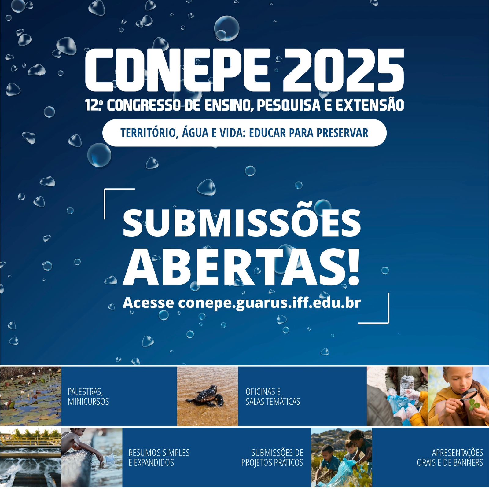 Conepe 2025: inscrições abertas para submissão de trabalhos