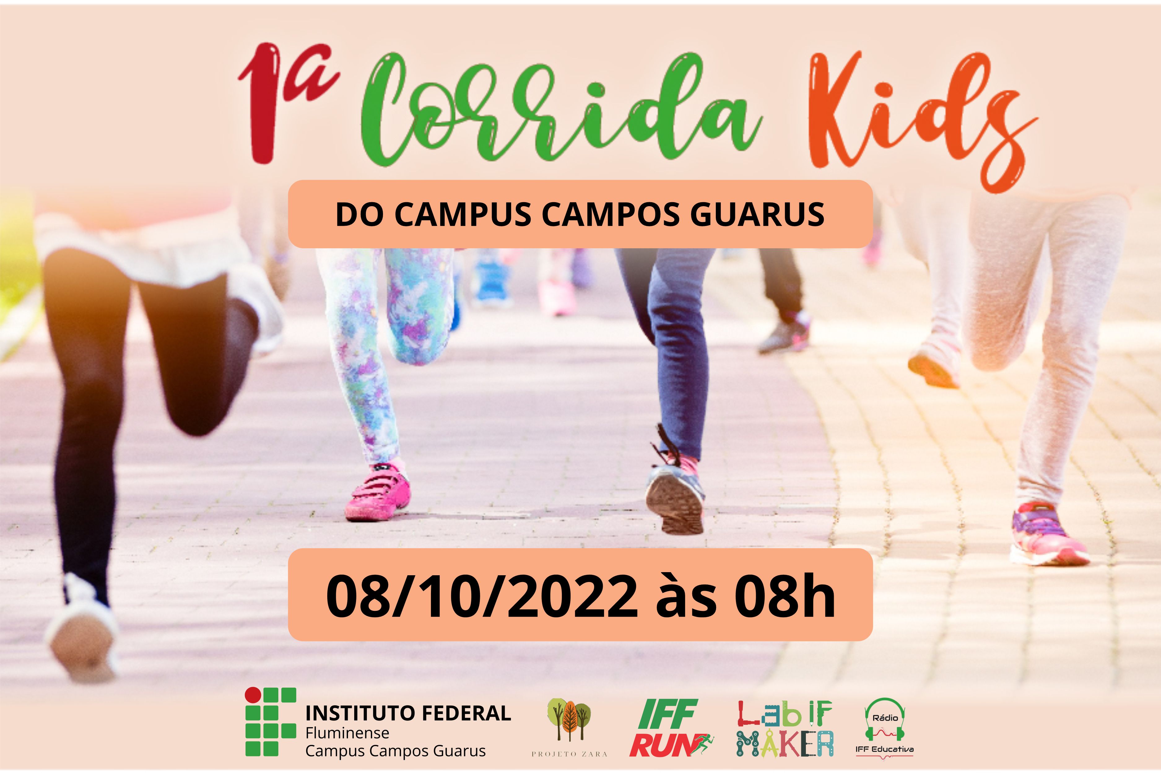IFF Guarus abre inscrições para a 1ª Corrida Kids