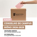 IFF Guarus abre inscrições para eleição dos representantes do Conselho de Campus – Biênio 2026-2028