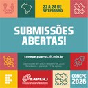 IFF Guarus abre período de submissão de trabalhos para o XIII CONEPE